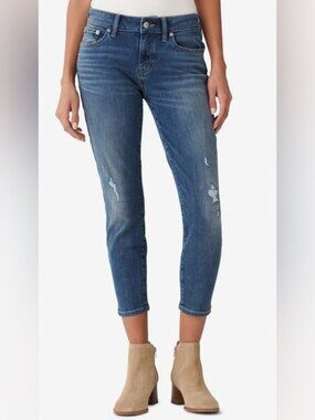 Lucky Brand Lolita Crop Slight Distressed Skinny Jeans